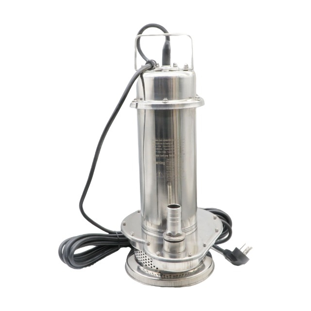 QDX Type 220V / 380V All en acier inoxydable Pumpe d'égout submersible Pompe de pompe à eau propre