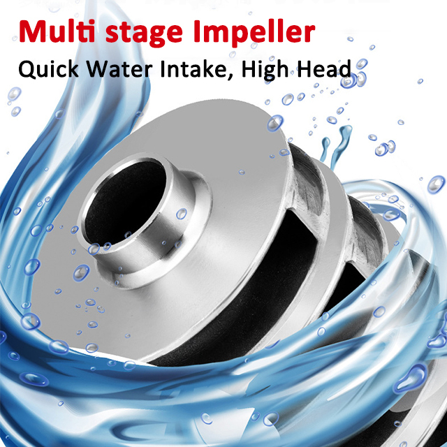 Pompe submersible à plusieurs étages de type QD