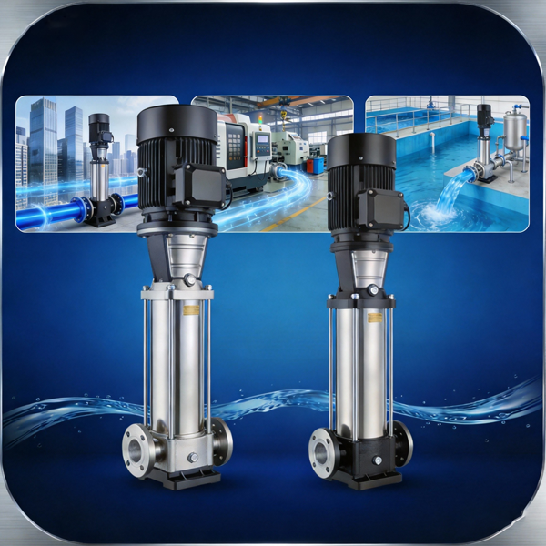 Cas d'application de pompes centrifuges multicellulaires verticales CDL/CDLF : une solution complète, de l'approvisionnement en eau des gratte-ciel au traitement de l'eau industrielle